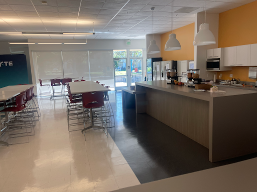 Modern cafeteria and kitchen